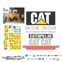 JUEGO DE CALCAS DE RESTAURACION PARA CAT CB214E VJO