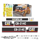 JUEGO DE CALCAS DE RESTAURACION PARA CAT CB224C VJO