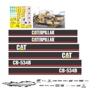 JUEGO DE CALCAS DE RESTAURACION PARA CAT CB534B VJO