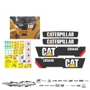 JUEGO DE CALCAS DE RESTAURACION PARA CAT CB564D NVO