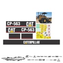 JUEGO DE CALCAS DE RESTAURACION PARA CAT CP563 VJO