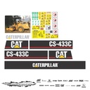 JUEGO DE CALCAS DE RESTAURACION PARA CAT CS433C