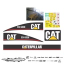 JUEGO DE CALCAS DE RESTAURACION PARA CAT CS533E VJO