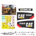 JUEGO DE CALCAS DE RESTAURACION PARA CAT CS563E NVO