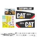 JUEGO DE CALCAS DE RESTAURACION PARA CAT CS74 NVO