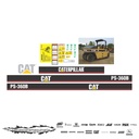 JUEGO DE CALCAS DE RESTAURACION PARA CAT PS360B VJO