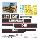 JUEGO DE CALCAS DE RESTAURACION PARA CAT D4H VJO