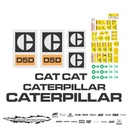 JUEGO DE CALCAS DE RESTAURACION PARA CAT D5D ANTI