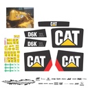 JUEGO DE CALCAS DE RESTAURACION PARA CAT D6KXL