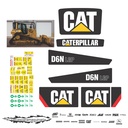 JUEGO DE CALCAS DE RESTAURACION PARA CAT D6NLGP NVO