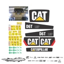 JUEGO DE CALCAS DE RESTAURACION PARA CAT D6TLGP NVO