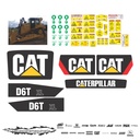 JUEGO DE CALCAS DE RESTAURACION PARA CAT D6TXL NVO