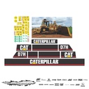 JUEGO DE CALCAS DE RESTAURACION PARA CAT D7HS2 VJO