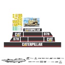 JUEGO DE CALCAS DE RESTAURACION PARA CAT D7H VJO
