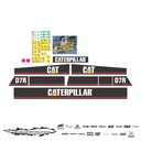 JUEGO DE CALCAS DE RESTAURACION PARA CAT D7RS2 VJO