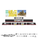 JUEGO DE CALCAS DE RESTAURACION PARA CAT D9L VJO