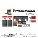 JUEGO DE CALCAS DE RESTAURACION PARA JUNGHEINRICH ECR327 VJO