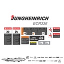 JUEGO DE CALCAS DE RESTAURACION PARA JUNGHEINRICH ECR336 VJO