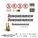 JUEGO DE CALCAS DE RESTAURACION PARA JUNGHEINRICH EJCB14 