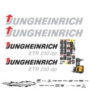 JUEGO DE CALCAS DE RESTAURACION PARA JUNGHEINRICH ETR230