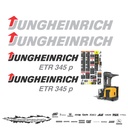 JUEGO DE CALCAS DE RESTAURACION PARA JUNGHEINRICH ETR345p