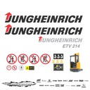 JUEGO DE CALCAS DE RESTAURACION PARA JUNGHEINRICH ETV214