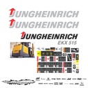JUEGO DE CALCAS DE RESTAURACION PARA JUNGHEINRICH EKX515
