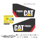 JUEGO DE CALCAS DE RESTAURACION PARA CAT PM201 NVO