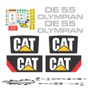 JUEGO DE CALCAS DE RESTAURACION PARA CAT DE 55  NVO