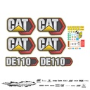 JUEGO DE CALCAS DE RESTAURACION PARA CAT DE 110 PANAL