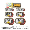 JUEGO DE CALCAS DE RESTAURACION PARA CAT DE 165GC PANAL