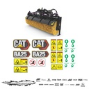 JUEGO DE CALCAS DE RESTAURACION PARA CAT BA25 