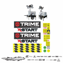 JUEGO DE CALCAS DE RESTAURACION PARA TRIME XSTAR