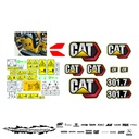 JUEGO DE CALCAS DE RESTAURACION PARA CAT 301.7 PANAL