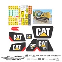 JUEGO DE CALCAS DE RESTAURACION PARA CAT 323 NVO