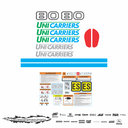 JUEGO DE CALCAS DE RESTAURACION PARA UNICARRIERS 80 COMBUSTION