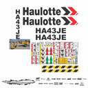 JUEGO DE CALCAS DE RESTAURACION PARA HAULOTTE HA43JE