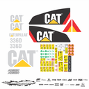 JUEGO DE CALCAS DE RESTAURACION PARA CAT 336D NVO